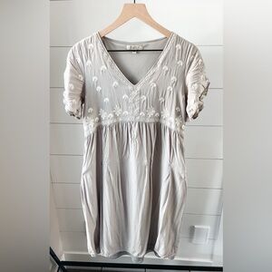 Polagram Cream Midi Dress